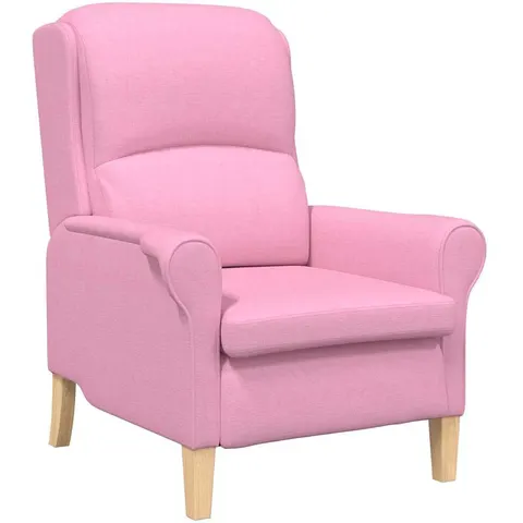 vidaXL fauteuil Rose tissu – image 1