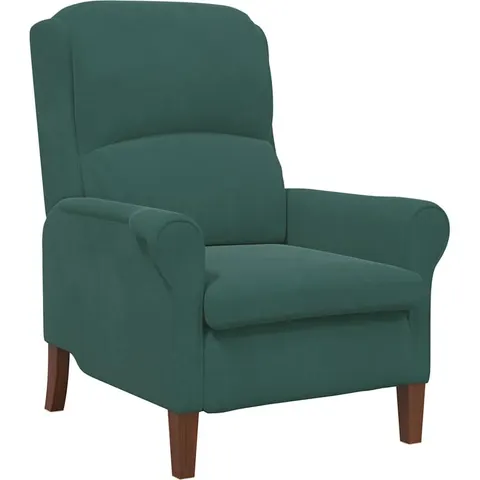 vidaXL fauteuil Vert foncé Velours – 291042 – image 1