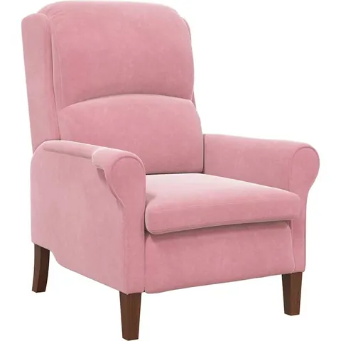 vidaXL fauteuil Rose Velours – 291066 – image 1