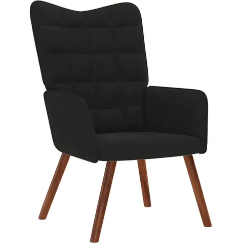 vidaXL Chaise de relaxation Noir Velours – 362414 – image 1