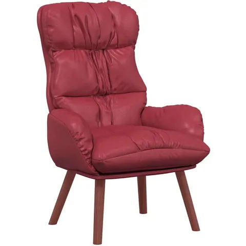 vidaXL fauteuil Bordeaux Simili cuir – image 1