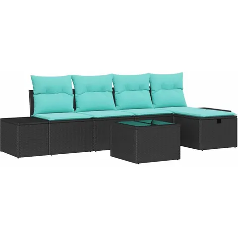 vidaXL Ensemble de Canapés 5 pc polyrotin – 408266 – image 1
