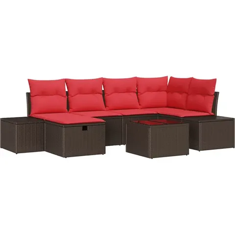 vidaXL Ensemble de Canapés 3 pc polyrotin – 408440 – image 1