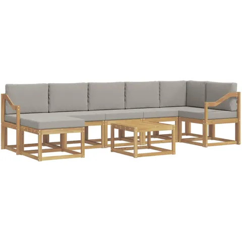 vidaXL Ensemble de canapés d'extérieur 8 pc 7 place – 785039 – image 1