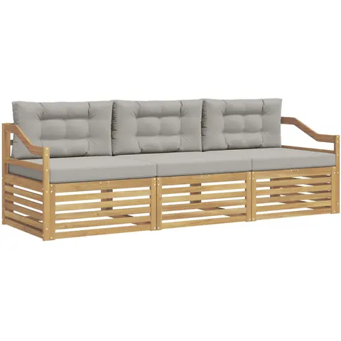 vidaXL Ensemble de canapés d'extérieur 3 pc 3 place – 823298 – image 1