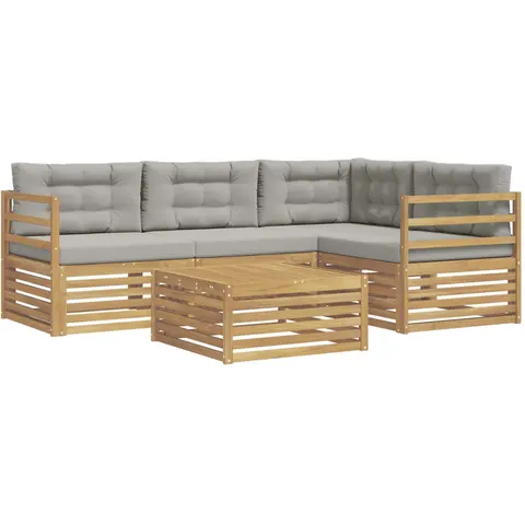 vidaXL Ensemble de canapés d'extérieur 5 pc 4 place – 827746 – image 1