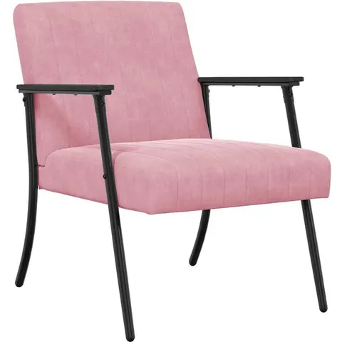 vidaXL fauteuil Rose Velours – 939715 – image 1