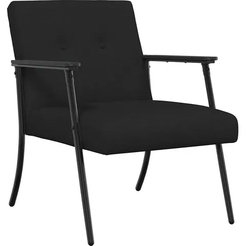 vidaXL fauteuil Noir tissu – 939807 – image 1