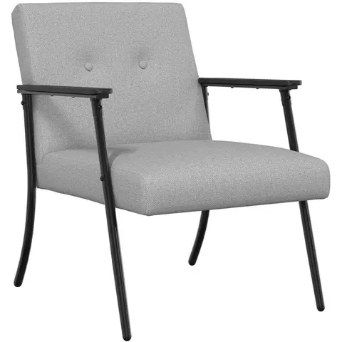 vidaXL fauteuil Gris nuage tissu – 939852 – image 1