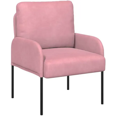 vidaXL Canapés avec coussin 55cm Rose Contreplaqué – image 1
