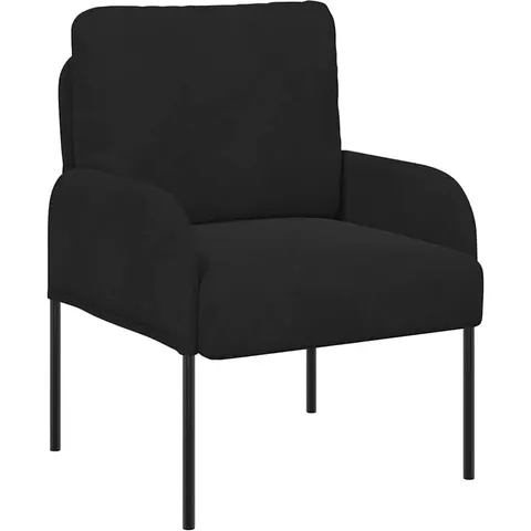vidaXL Canapés avec coussin 55cm Noir Contreplaqué – 340091 – image 1