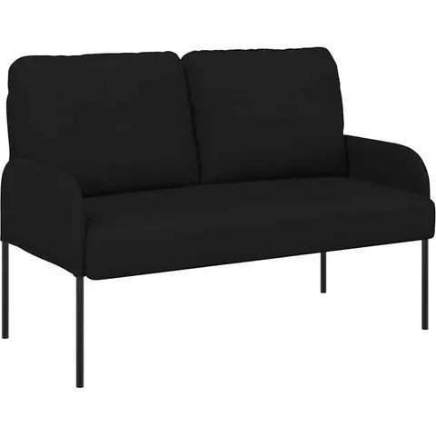 vidaXL Canapés avec coussin 110cm Noir Contreplaqué – 340145 – image 1