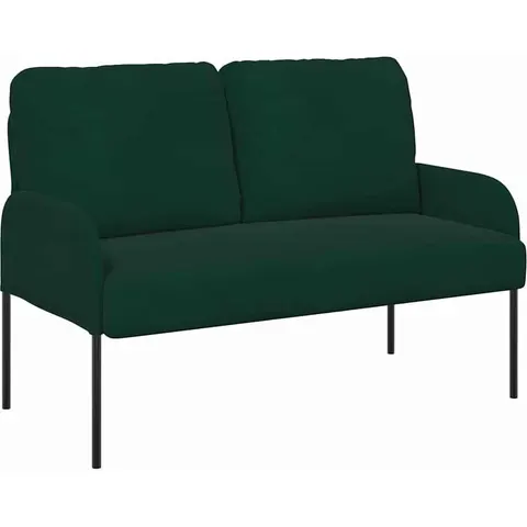 vidaXL Canapés avec coussin 110cm Vert foncé Contreplaqué – image 1