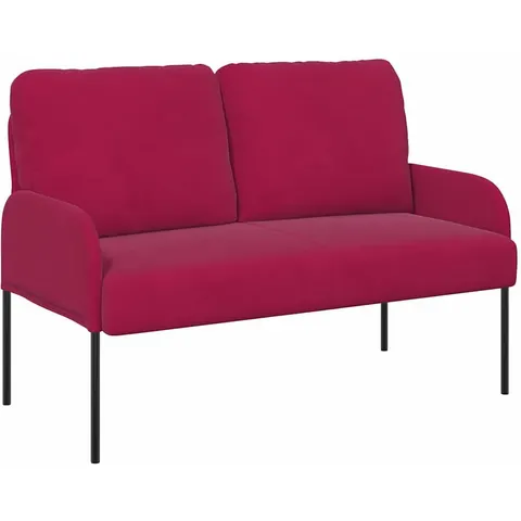 vidaXL Canapés avec coussin 110cm Bordeaux Contreplaqué – 340251 – image 1
