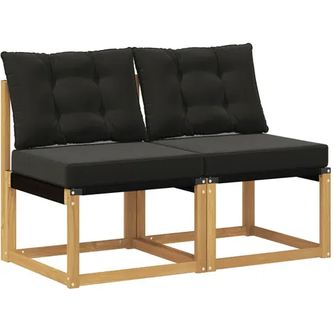 vidaXL Sofa de milieu extérieur 2 pc 2 place – 518506 – image 1