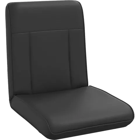 vidaXL Fauteuil de sol ajustable Noir Simili cuir – 531673 – image 1