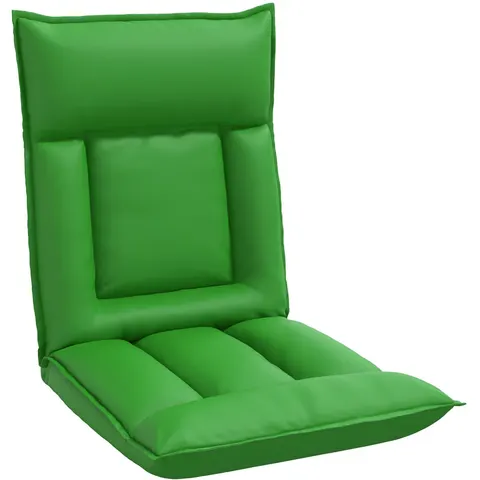 vidaXL Fauteuil de sol ajustable Gris Simili cuir – 531888 – image 1