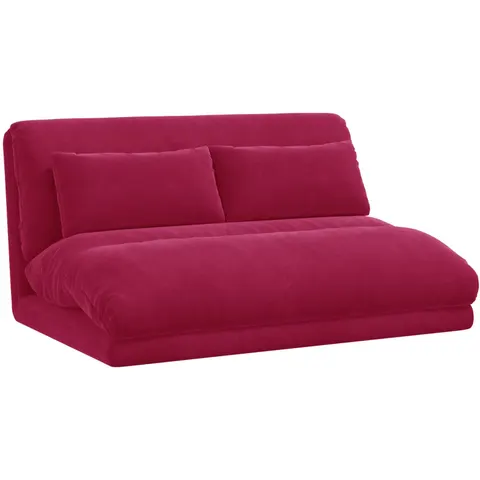 vidaXL Fauteuil de sol ajustable Bordeaux Velours – 532182 – image 1