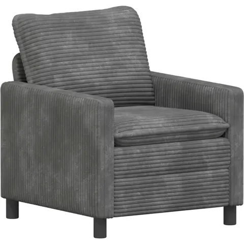 vidaXL Canapé Gris clair 76 x 81 x 87,5 cm Polyester – 618701 – image 1