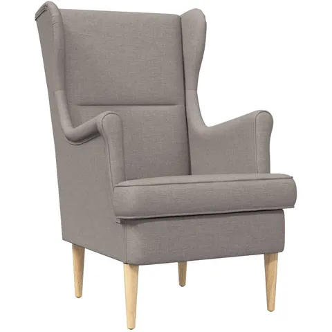vidaXL fauteuil Taupe tissu – 636194 – image 1