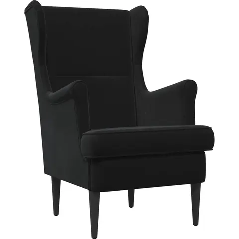vidaXL Fauteuil Noir Velours – 636279 – image 1