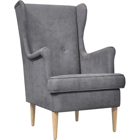 vidaXL Fauteuil Gris clair ARES – image 1