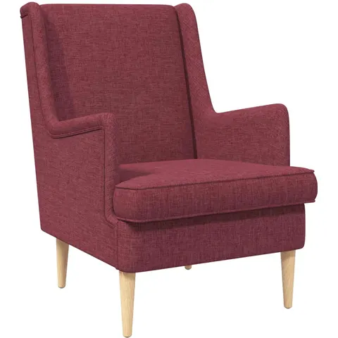vidaXL Fauteuil Bordeaux Tissu – 637108 – image 1