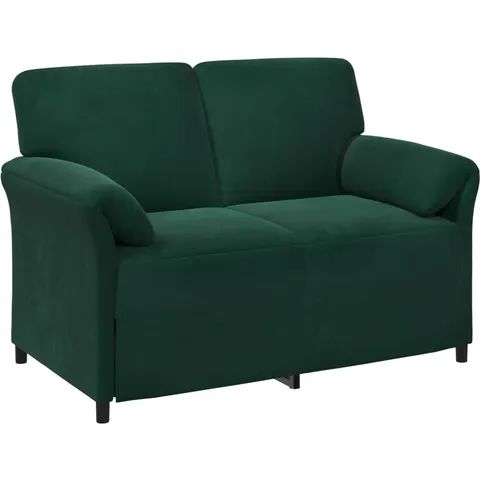 vidaXL Sofa 2 places Vert foncé Velours – 788770 – image 1