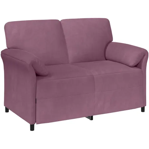 vidaXL Sofa 2 places Pourpre Velours – 788886 – image 1