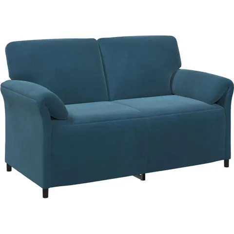 vidaXL Sofa 2 places Bleu Velours – 788985 – image 1