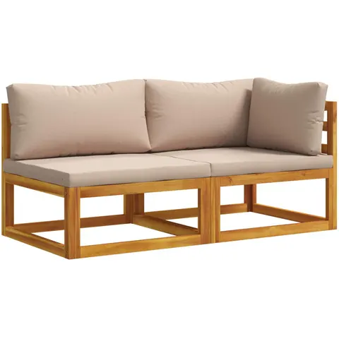 vidaXL Ensemble de canapé modulable avec coussins 2 pc 2 place – 819450 – image 1