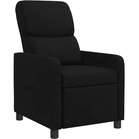 vidaXL Fauteuil inclinable Noir Polyester – 235361 – image 1