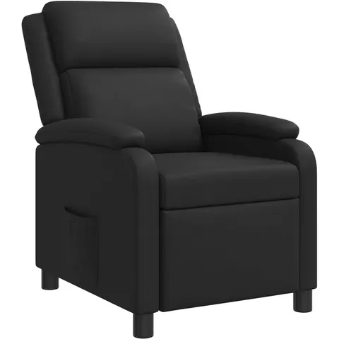 vidaXL Fauteuil inclinable Noir Simili cuir – 235583 – image 1