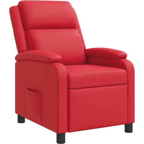vidaXL Fauteuil inclinable Rouge Simili cuir – 235637 – image 1