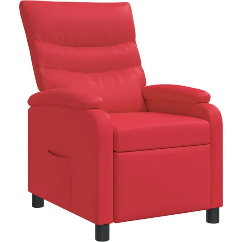 vidaXL Fauteuil inclinable Rouge Simili cuir – 236030 – image 1