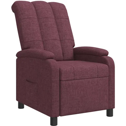vidaXL Fauteuil inclinable Pourpre Tissu – 236856 – image 1