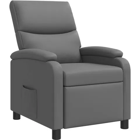 vidaXL Fauteuil inclinable Gris Simili cuir – 237013 – image 1