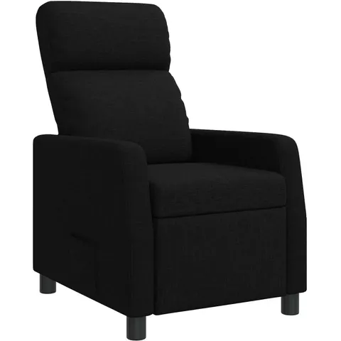 vidaXL Fauteuil inclinable Noir Tissu – 237969 – image 1