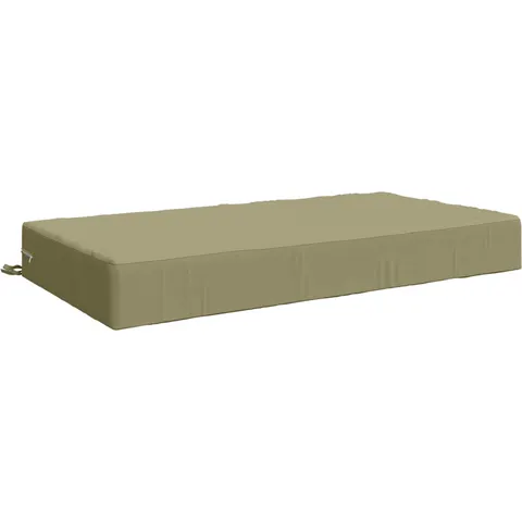 vidaXL Coussin d’assise SOEST 100 % polyester Vert clair – 411390 – image 1