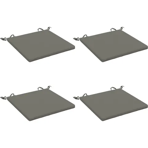vidaXL Coussins de siège SOEST 4 pc 100 % polyester Gris – 412649 – image 1