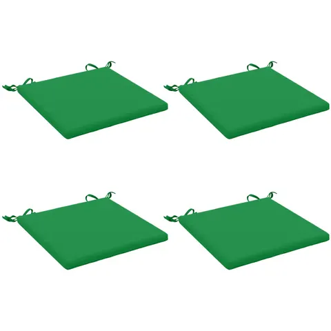 vidaXL Coussins de siège SOEST 4 pc 100 % polyester Vert – 412748 – image 1