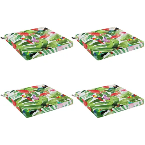 vidaXL Coussins de siège SOEST 4 pc 100 % polyester Multicolore – 415817 – image 1
