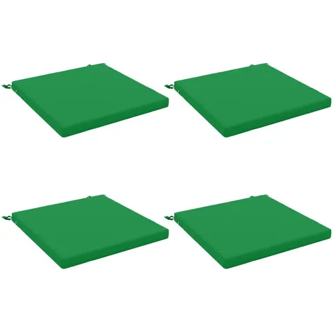 vidaXL Coussins de siège SOEST 4 pc 100 % polyester Vert – 418757 – image 1