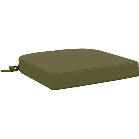 vidaXL Coussin de siège en 1 pièce SOEST 100 % polyester Vert olive – image 1