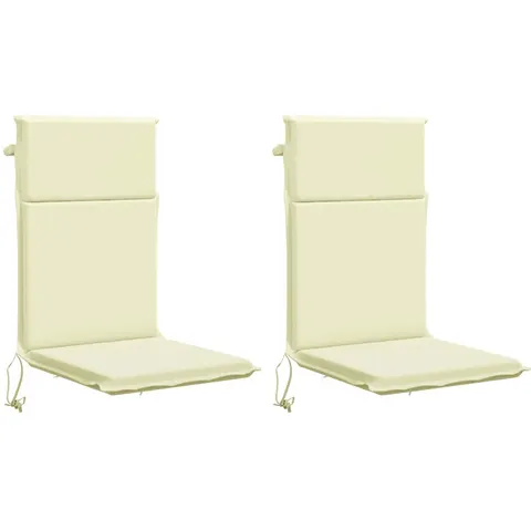 vidaXL Coussin de chaise à dossier haut GEMERT 2 pc 100 % polyester – 425816 – image 1