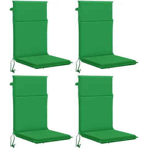 vidaXL Coussin de chaise à dossier haut GEMERT 4 pc 100 % polyester – 425915 – image 1