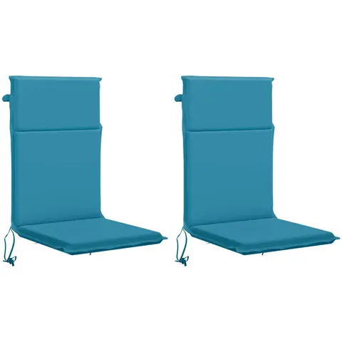vidaXL Coussin de chaise à dossier haut GEMERT 2 pc 100 % polyester – 425939 – image 1