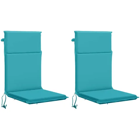 vidaXL Coussin de chaise à dossier haut GEMERT 2 pc 100 % polyester – 426110 – image 1