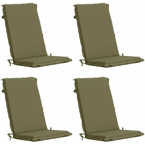 vidaXL Coussin de chaise à dossier haut GEMERT 4 pc 100 % polyester – 427056 – image 1