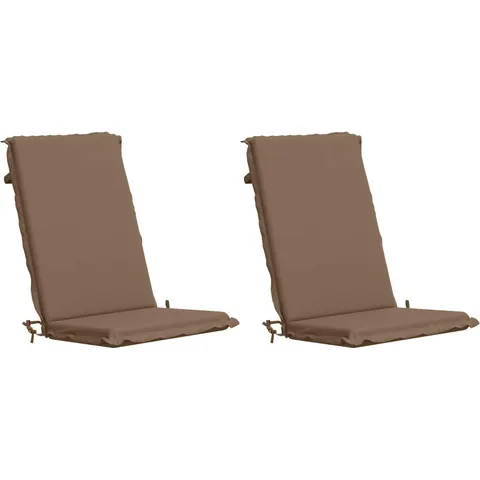 vidaXL Coussin de chaise à dossier haut GEMERT 2 pc 100 % polyester – 427100 – image 1